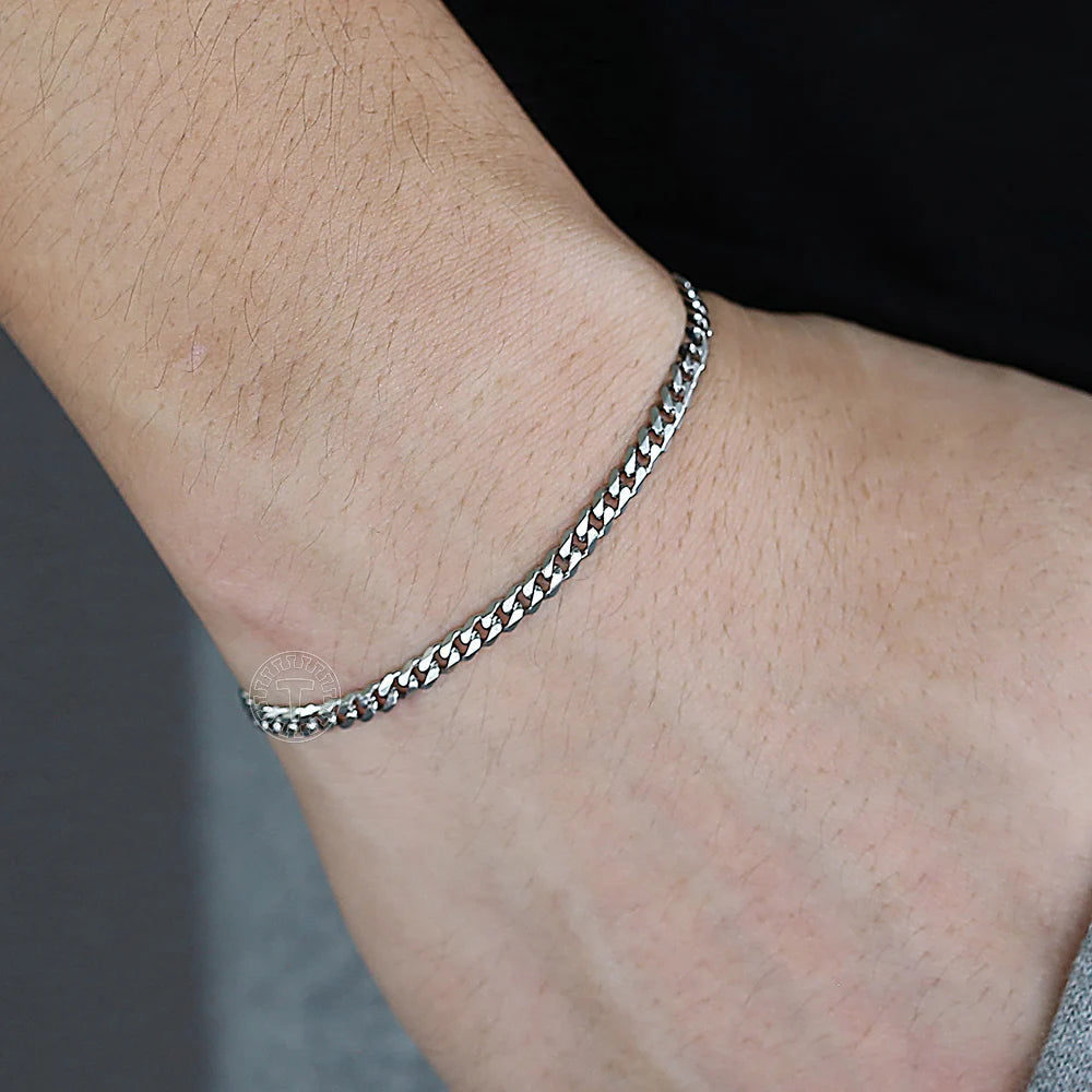 Silver bracelet for men